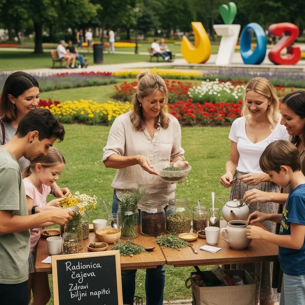 Zadovoljstvo pijenja čaja uz opuštajuću glazbu i svijeće