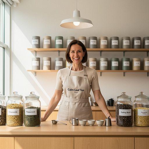 Žena koja uživa u šalici čaja dok se opušta u udobnoj fotelji.